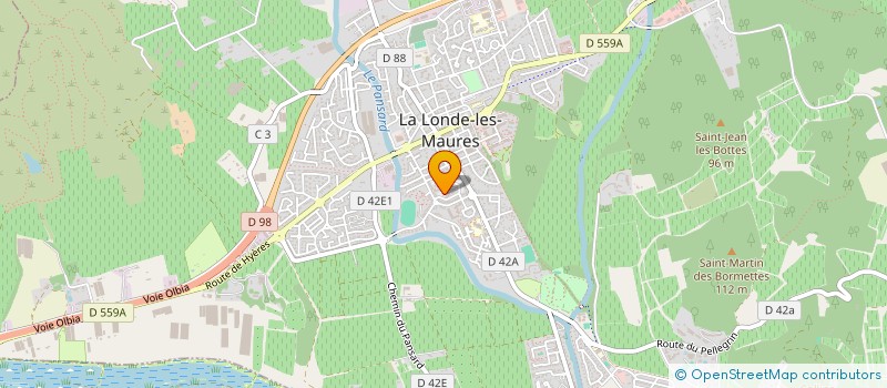 localisation de l'entreprise MADAME ELENA ALONSO  LA LONDE-LES-MAURES