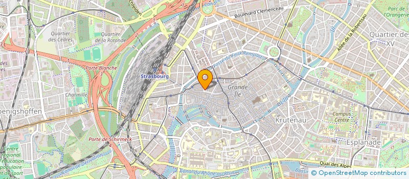 localisation de l'entreprise MADAME ELENA BACH  STRASBOURG