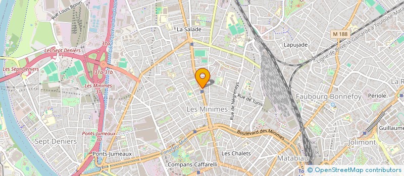 localisation de l'entreprise MADAME ELENA BALESTRE  TOULOUSE