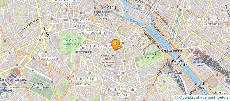 localisation de l'entreprise MADAME ELENA BAUDIER-MELON  PARIS