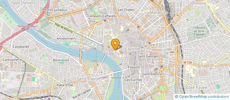 localisation de l'entreprise MADAME ELENA BAUDOUIN  TOULOUSE