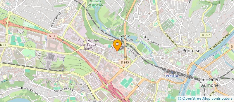 localisation de l'entreprise MADAME ELENA BERTHELOT  PONTOISE