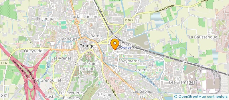 localisation de l'entreprise MADAME ELENA BERTI  ORANGE