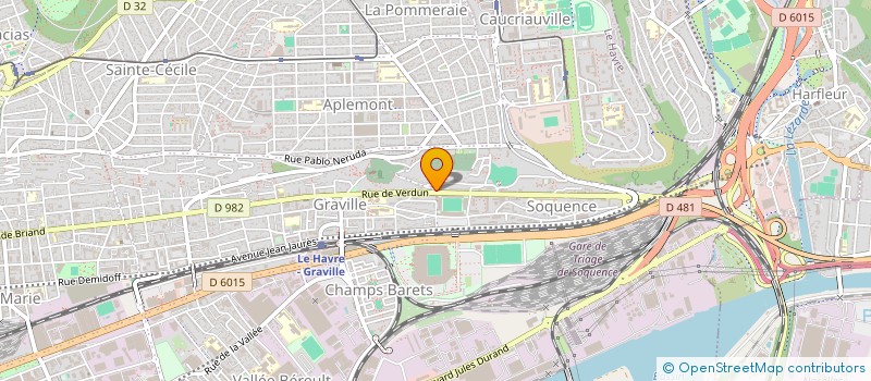 localisation de l'entreprise MADAME ELENA BINZARI à LE HAVRE