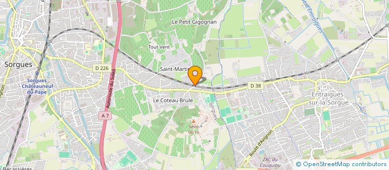 localisation de l'entreprise MADAME ELENA BOADA  SORGUES