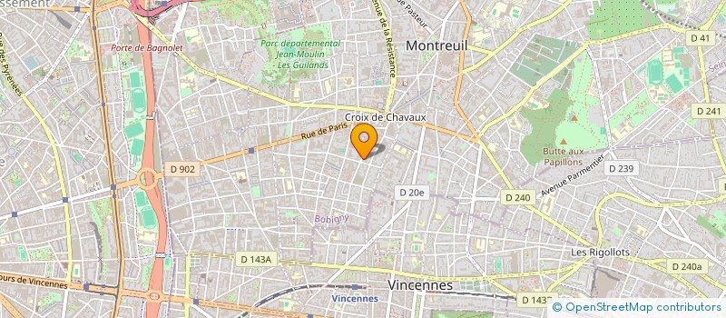 localisation de l'entreprise MADAME ELENA BOROVIKOVA à MONTREUIL