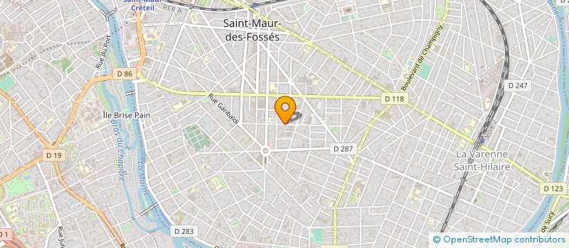 localisation de l'entreprise MADAME ELENA BOYER à SAINT-MAUR-DES-FOSSES