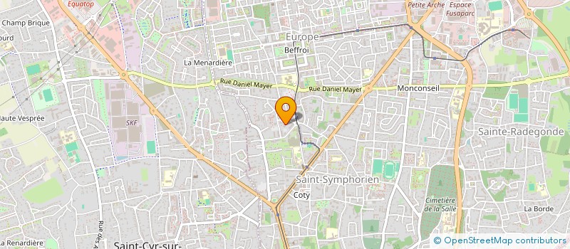 localisation de l'entreprise MADAME ELENA BRAGUIER  TOURS