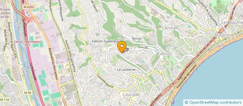 localisation de l'entreprise MADAME ELENA CABRIO à NICE