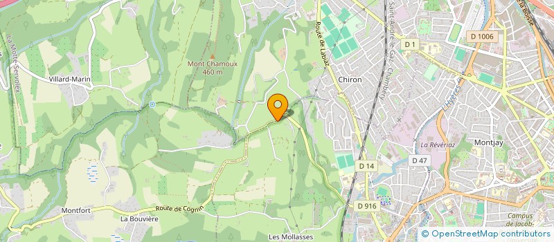 localisation de l'entreprise MADAME ELENA CARRON à CHAMBERY