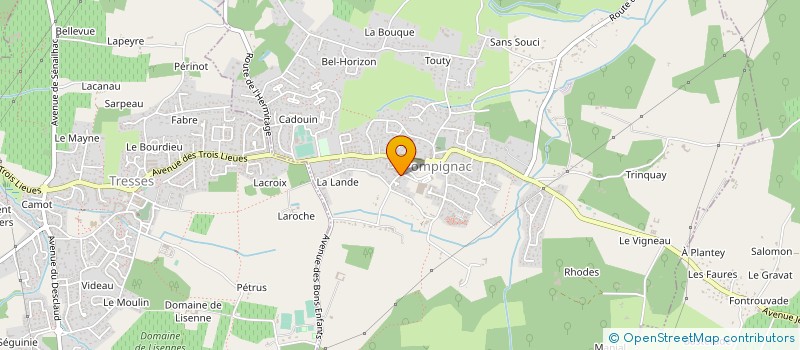 localisation de l'entreprise MADAME ELENA CASILLAS DOMINGUEZ  POMPIGNAC