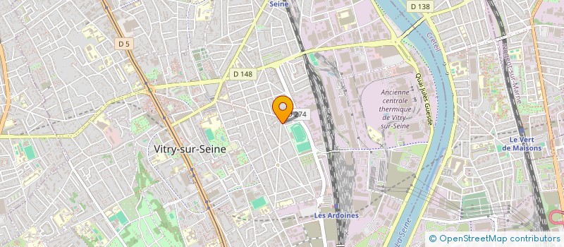 localisation de l'entreprise MADAME ELENA CERIVATII à VITRY-SUR-SEINE