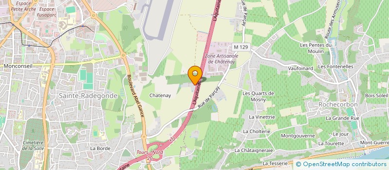 localisation de l'entreprise MADAME ELENA CHOCHINA  TOURS