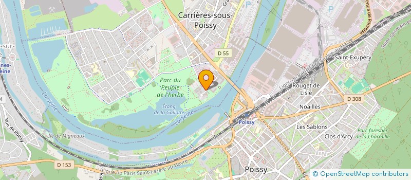 localisation de l'entreprise MADAME ELENA CHRISTOPHE-TCHAKALOFF  CARRIERES-SOUS-POISSY