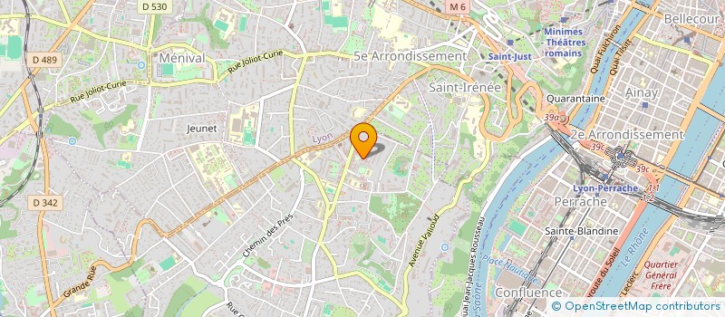 localisation de l'entreprise MADAME ELENA CIURARU  SAINTE-FOY-LES-LYON