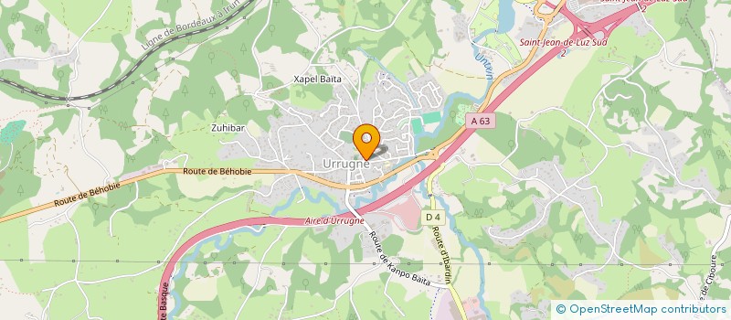 localisation de l'entreprise MADAME ELENA CLERC  URRUGNE