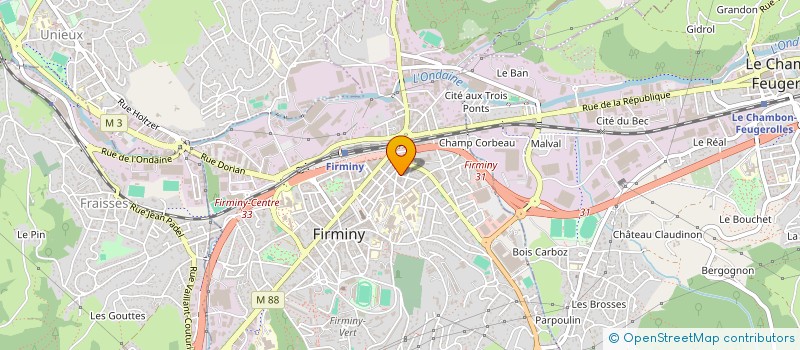 localisation de l'entreprise MADAME ELENA COLLARD  FIRMINY