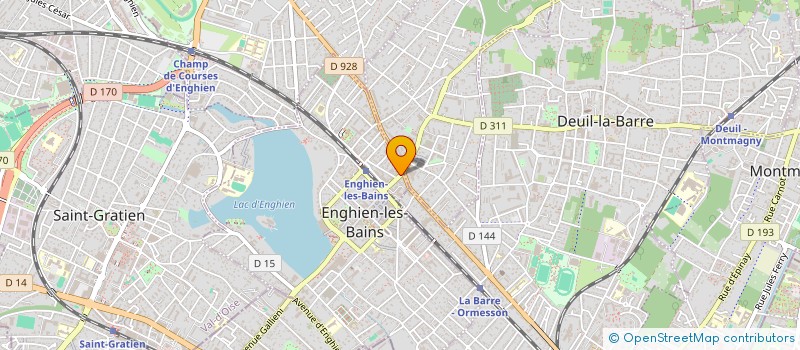 localisation de l'entreprise MADAME ELENA COLMAIRE  ENGHIEN-LES-BAINS