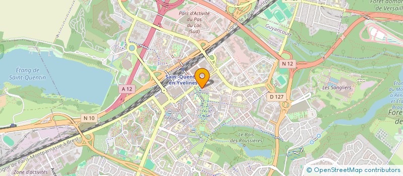 localisation de l'entreprise MADAME ELENA CONSTANTIN  GUYANCOURT