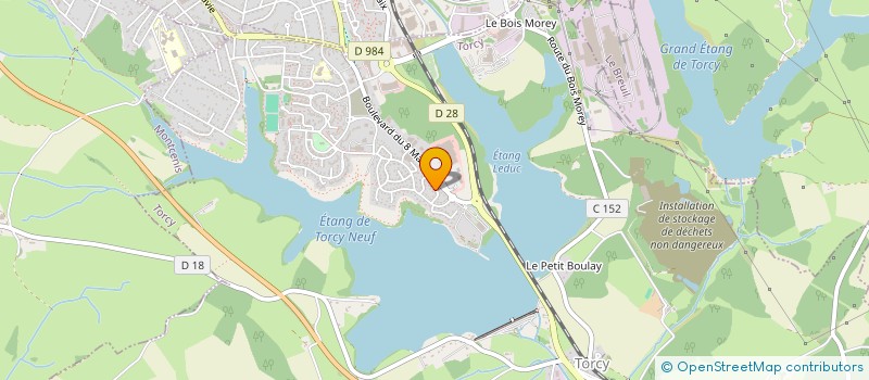 localisation de l'entreprise MADAME ELENA DA SILVA  TORCY