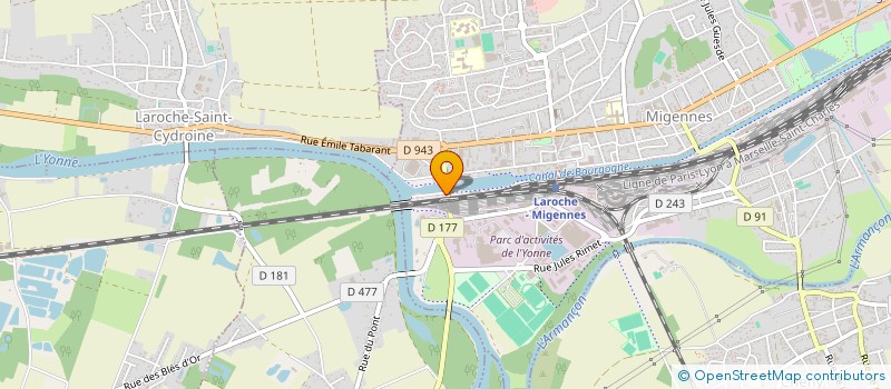 localisation de l'entreprise MADAME ELENA DAI  MIGENNES