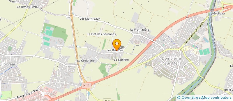 localisation de l'entreprise MADAME ELENA DE LA CLAIRIERE  SAINT-XANDRE