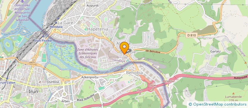 localisation de l'entreprise MADAME ELENA DEL VAL  URRUGNE