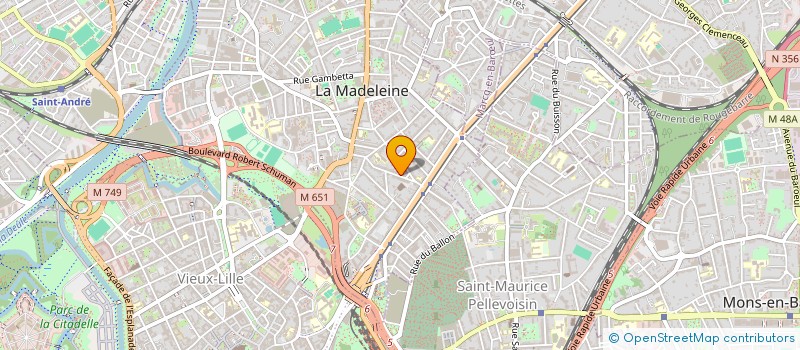 localisation de l'entreprise MADAME ELENA DJUKANOVIC à LA MADELEINE