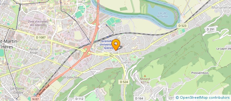 localisation de l'entreprise MADAME ELENA DUMAS  GIERES