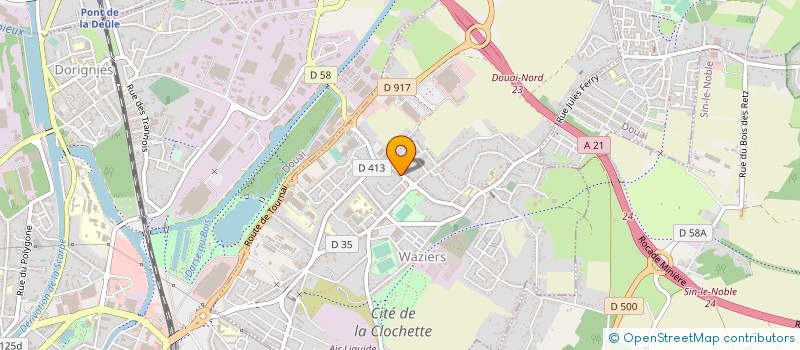 localisation de l'entreprise MADAME ELENA DUMITRU  WAZIERS