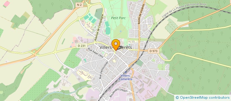 localisation de l'entreprise MADAME ELENA EFIMOVA à VILLERS-COTTERETS