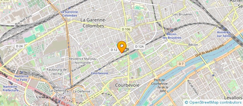 localisation de l'entreprise MADAME ELENA ESPOSITO à COURBEVOIE
