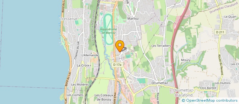 localisation de l'entreprise MADAME ELENA ESPOSITO  AIX-LES-BAINS