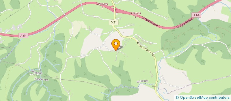 localisation de l'entreprise MADAME ELENA EYHERABIDE  BRISCOUS