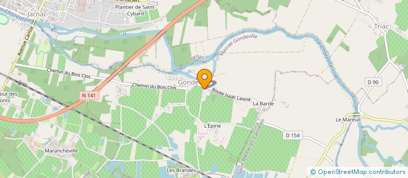 localisation de l'entreprise MADAME ELENA FELIPE FUENTES  MAINXE-GONDEVILLE