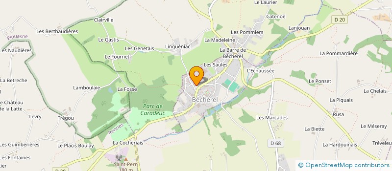 localisation de l'entreprise MADAME ELENA GALIPOT  BECHEREL