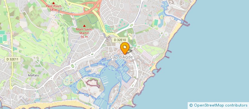 localisation de l'entreprise MADAME ELENA GALLO  AGDE