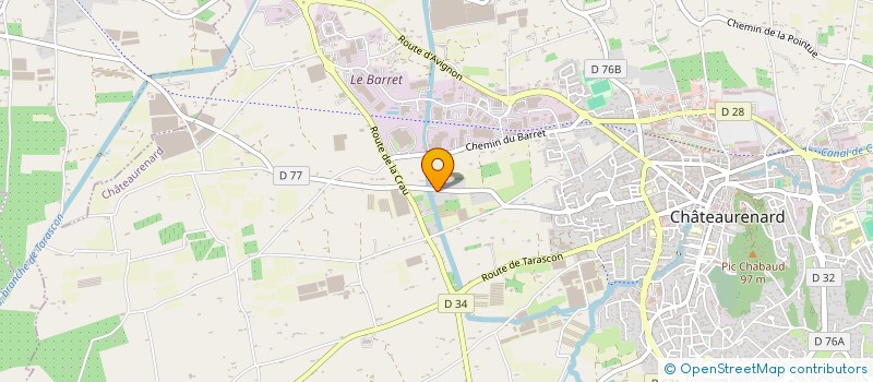 localisation de l'entreprise MADAME ELENA GINOUX CARRILLO  CHATEAURENARD