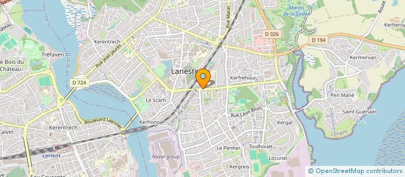 localisation de l'entreprise MADAME ELENA GONCALVES  LANESTER