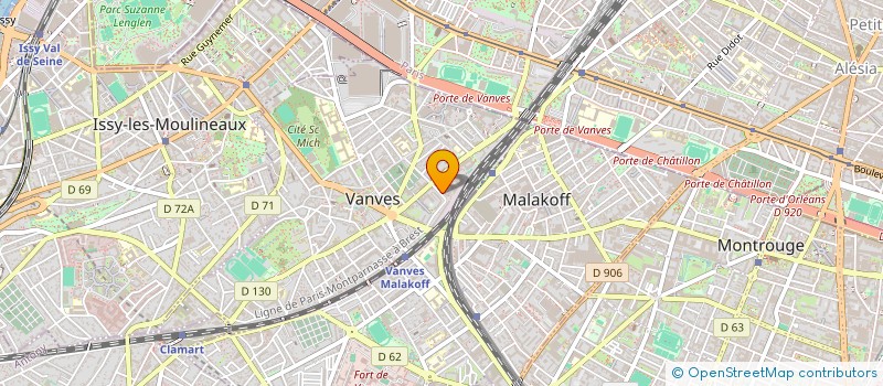 localisation de l'entreprise MADAME ELENA GRIGOREVA à VANVES
