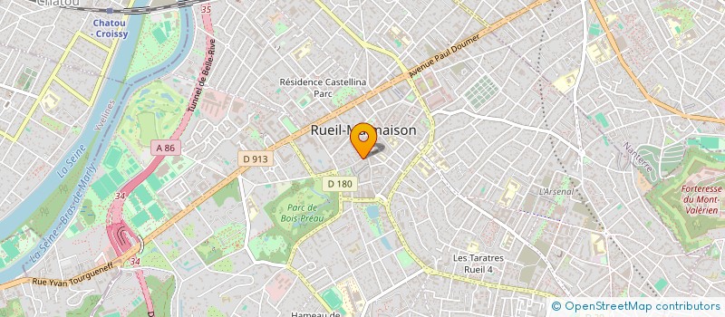 localisation de l'entreprise MADAME ELENA HEBERT à RUEIL-MALMAISON