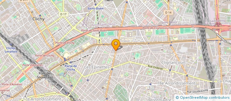 localisation de l'entreprise MADAME ELENA HERNANDEZ PEREZ  PARIS