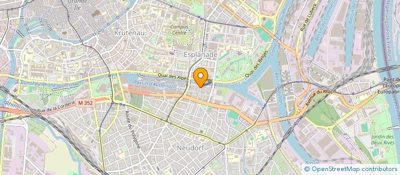 localisation de l'entreprise MADAME ELENA HURSTEL à STRASBOURG