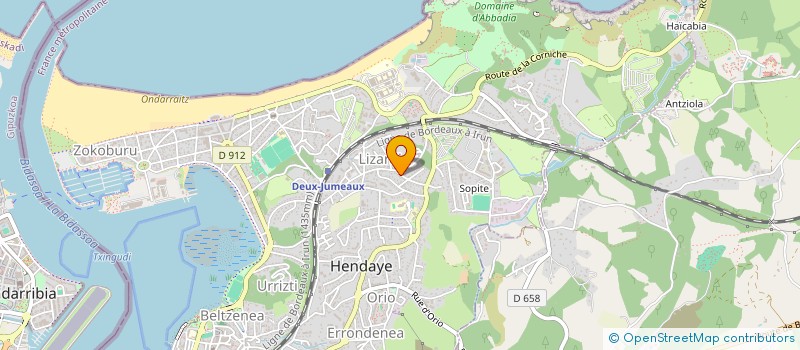 localisation de l'entreprise MADAME ELENA KOBLOVA  HENDAYE