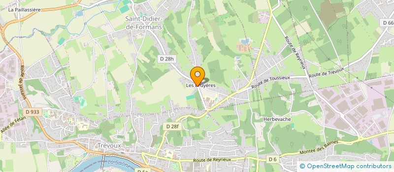 localisation de l'entreprise MADAME ELENA KORNEEVA  SAINT-DIDIER-DE-FORMANS