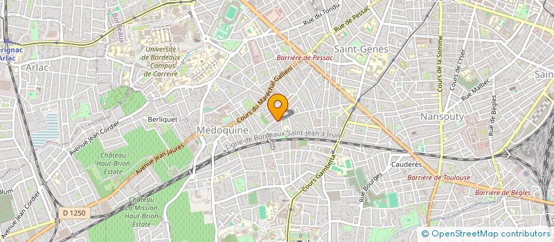 localisation de l'entreprise MADAME ELENA KUZNETSOVA à TALENCE