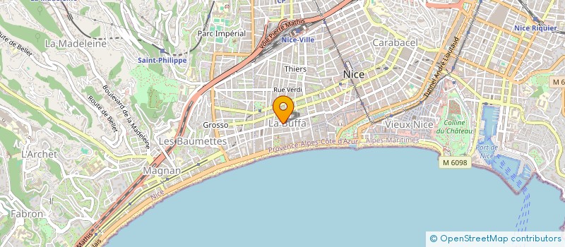 localisation de l'entreprise MADAME ELENA LAGHI à NICE
