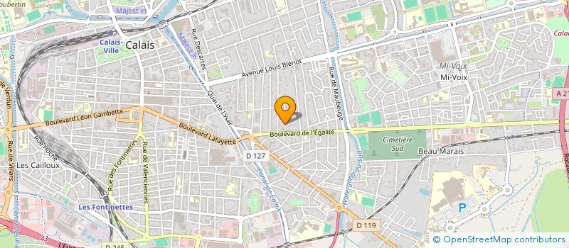 localisation de l'entreprise MADAME ELENA LAMASANU  CALAIS