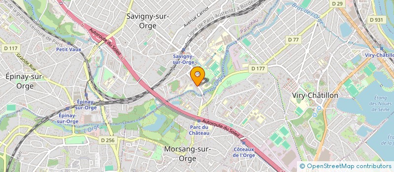localisation de l'entreprise MADAME ELENA LUCA  SAVIGNY-SUR-ORGE