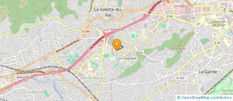 localisation de l'entreprise MADAME ELENA LUNGU  LA VALETTE-DU-VAR